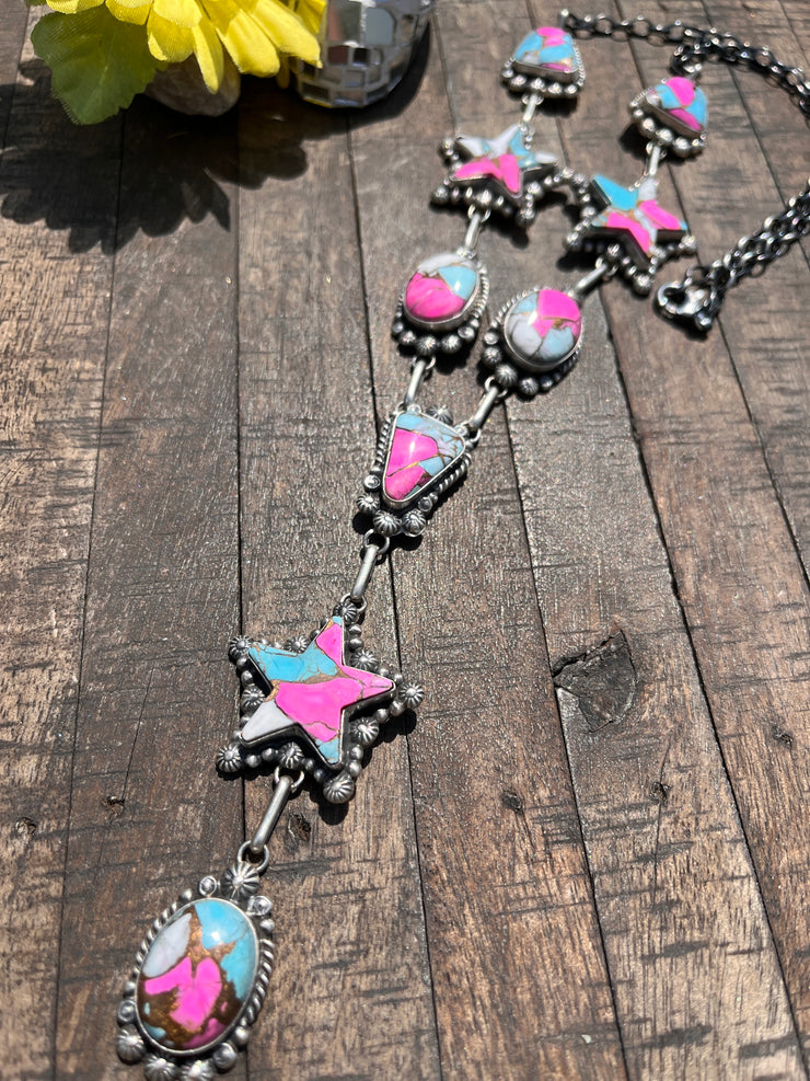 Cotton Candy Kingman Lariat