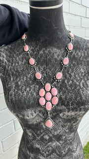 Cotton Candy Lariat Necklace Set