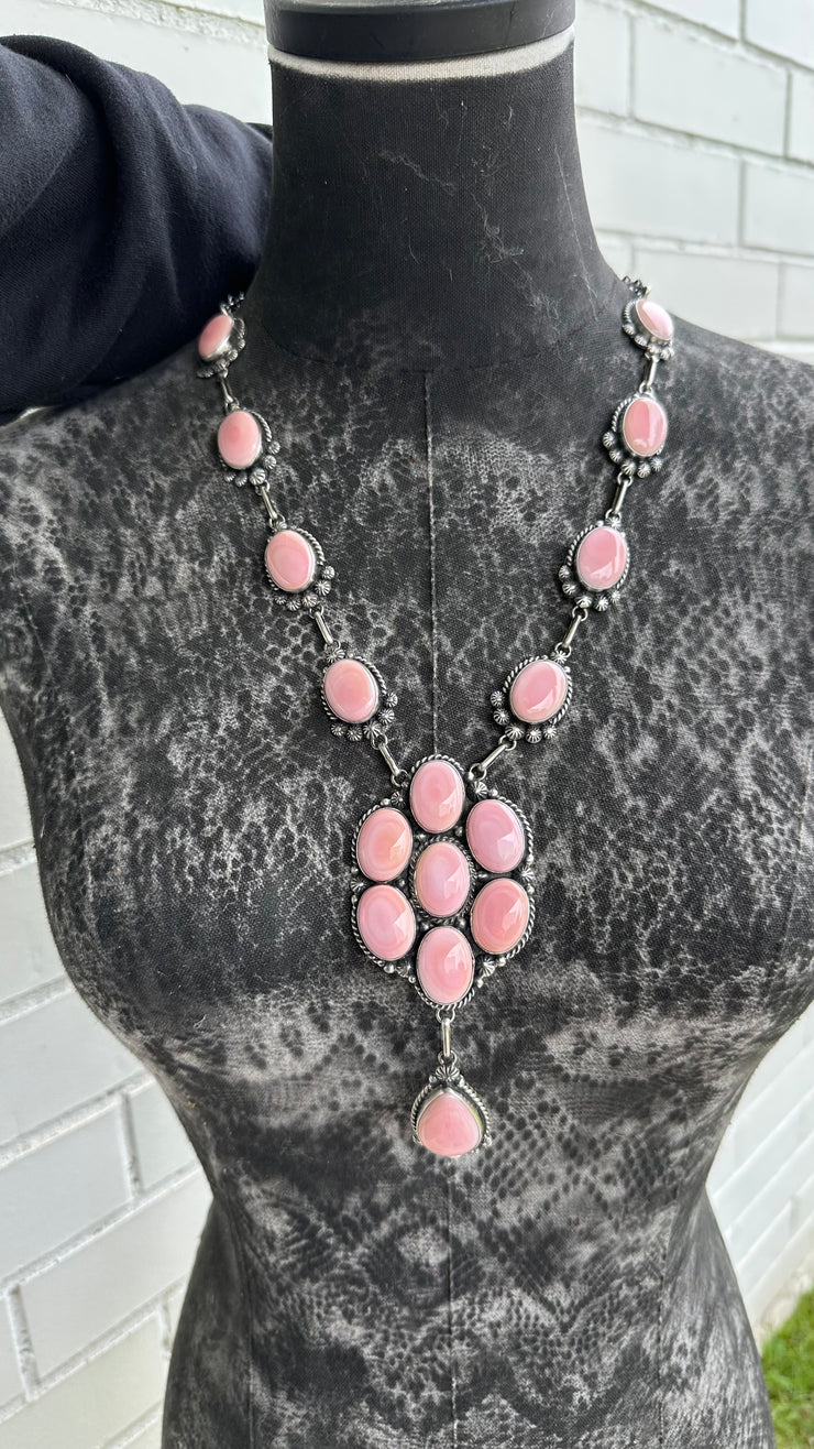 Cotton Candy Lariat Necklace Set