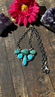 Kingman Half Cluster Necklace #4