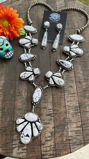 White Buffalo Necklace Set