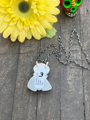 3 stone White Buffalo Necklaces #1-5