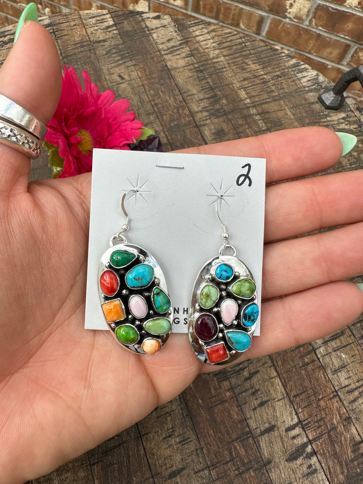 Multi Color Earrings #2