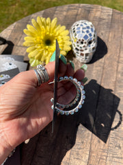 1 1/2" Needlepoint Earrings