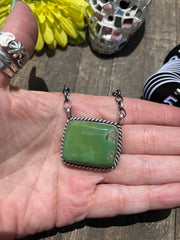 Square Kingman Necklaces