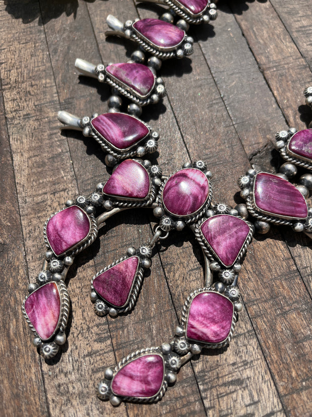 Purple Spiny Squash Blossom Set