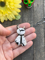 3 stone White Buffalo Necklaces #1-5