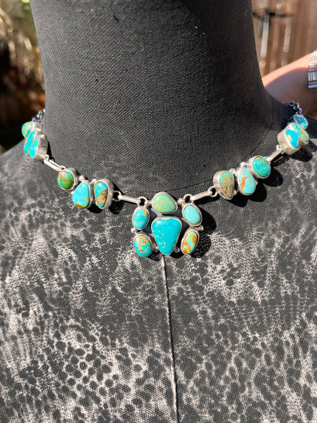 Kingman Cluster Necklace #4