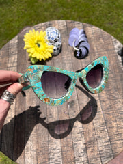 Handmade Kingman Inlay Sunglasses #2