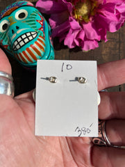 3 Stone Sonoran Gold Earrings #10
