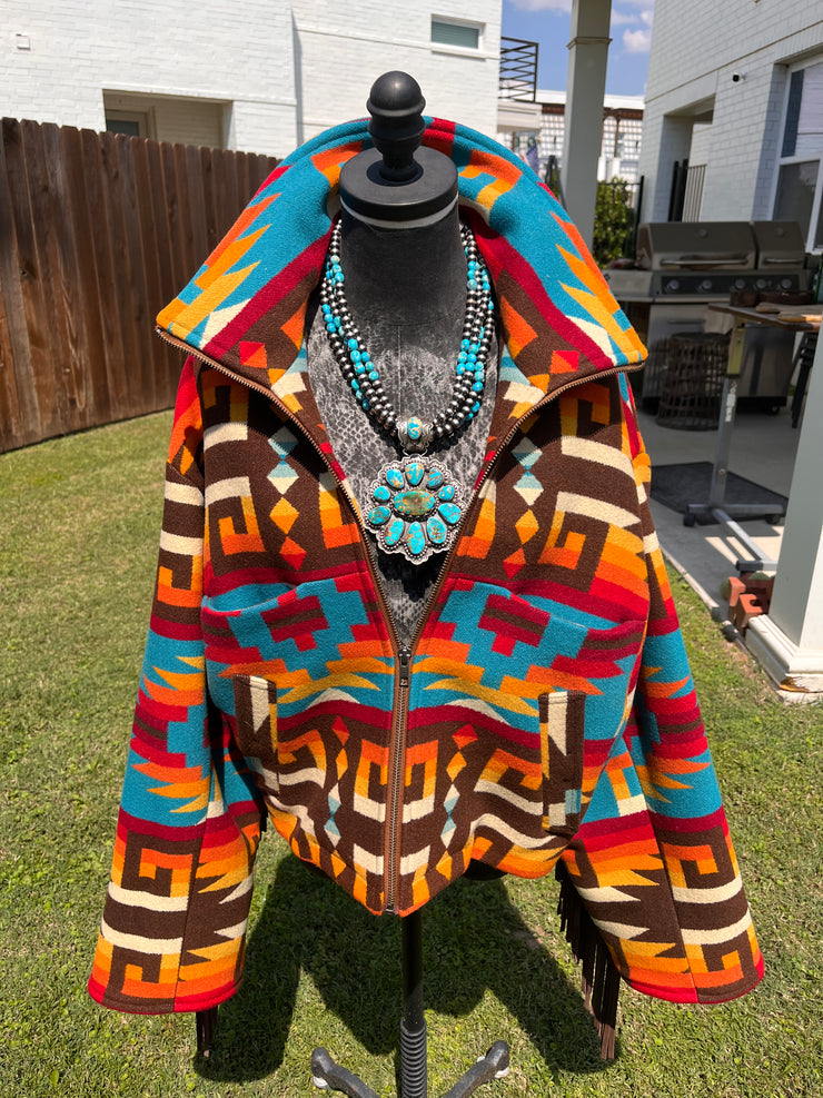 Rio Rancho Archer with Fringe Jacket
