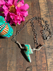 Kingman Bolt Longhorn Necklace #2