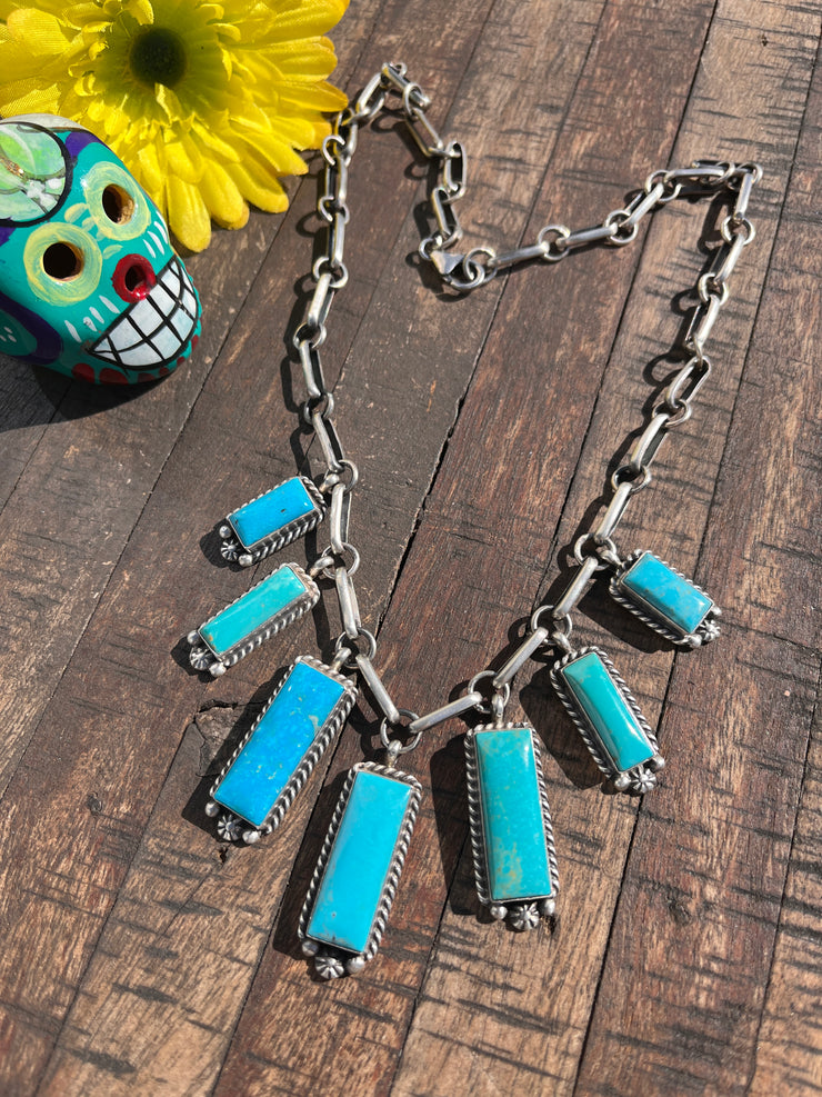 Kingman Bar Charm Necklace