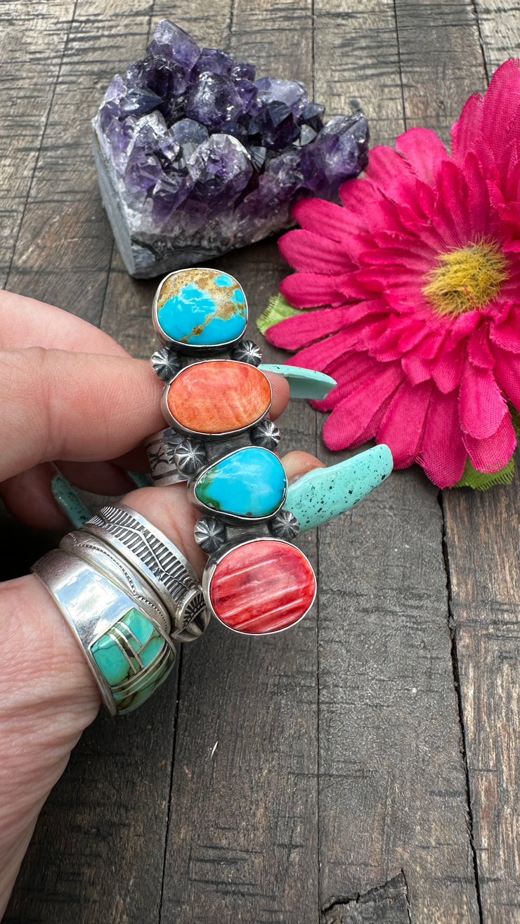 Multi Color Ring Sz 9