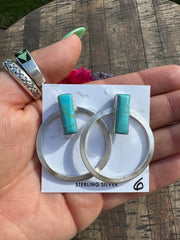 Kingman Bar Hoop Earring #6