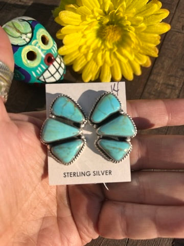 Kingman 3 Stone Earrings #14