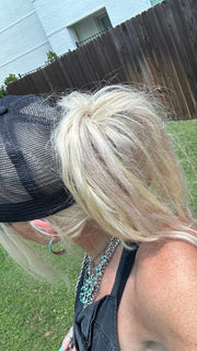 JJ’s Dark Feather Turquoise Hat