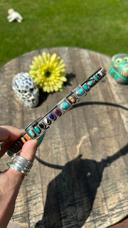 Rainbow Sterling Hat Band