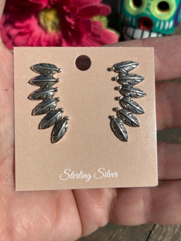 Feather Stud Earrings