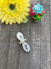 Adjustable White Buffalo Ring #1-5