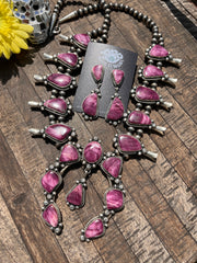Purple Spiny Squash Blossom Set