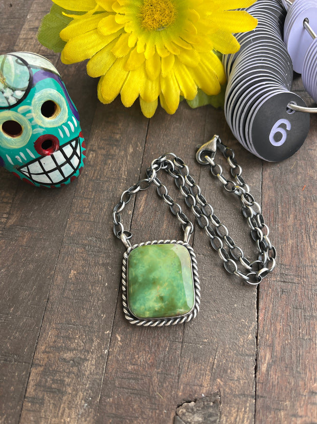 Kingman Square Necklace