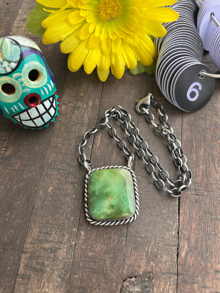 Kingman Square Necklace