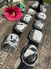 White Buffalo Concho Belt