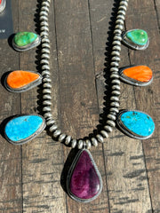 Multicolor Necklace Set