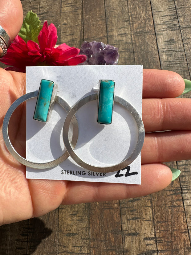 Kingman Bar Hoop Earring #22