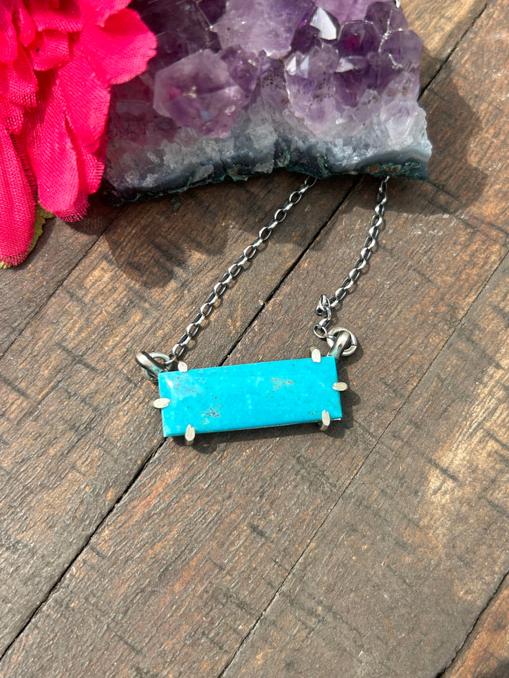 Waterproof Kingman Bar Necklace #20