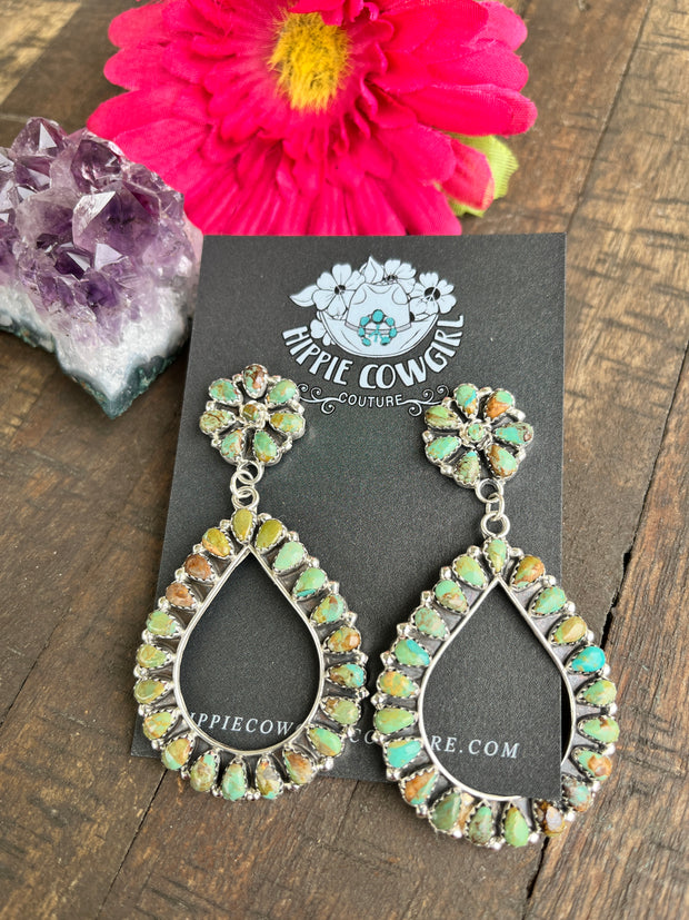 Kingman Cluster Dangle Earrings