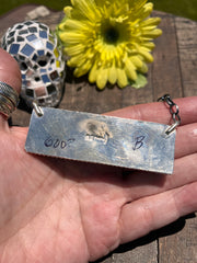 XL Cotton Candy Kingman Bar Necklace A-H