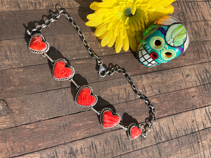 Spiny Heart Choker- B