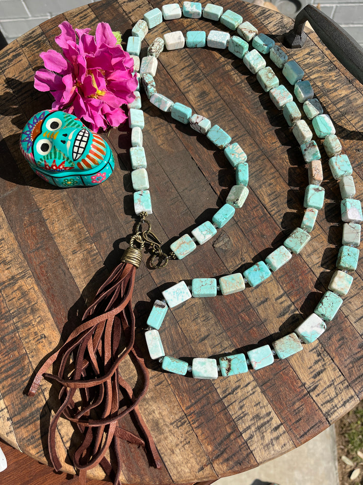 "Barn" Turquoise Necklace