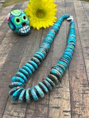 Kingman Disc Bead Necklace