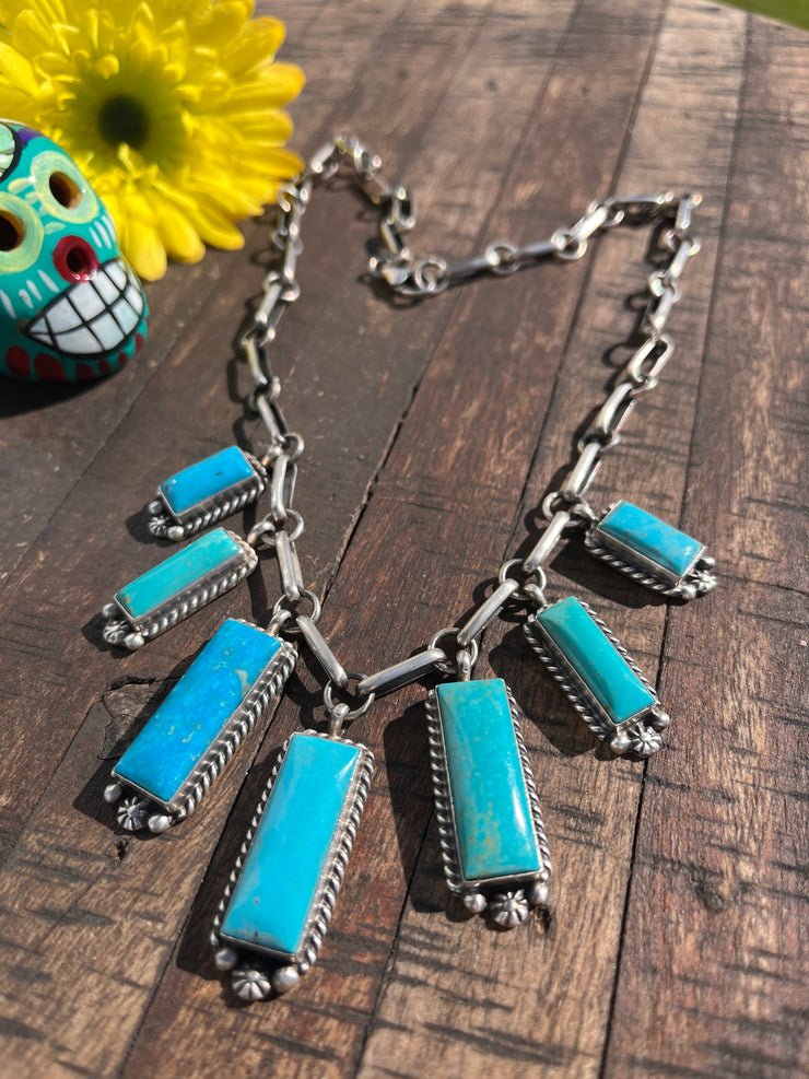 Kingman Bar Charm Necklace