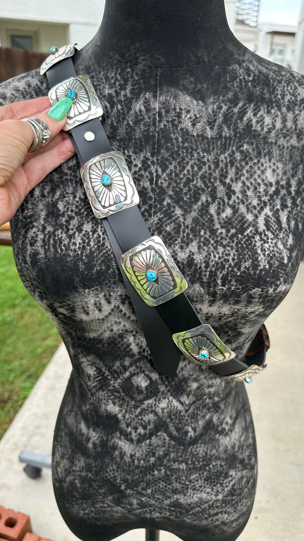 Rectangle Concho Belt