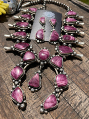 Purple Spiny Squash Blossom Set