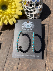 1 1/2" Needlepoint Earrings