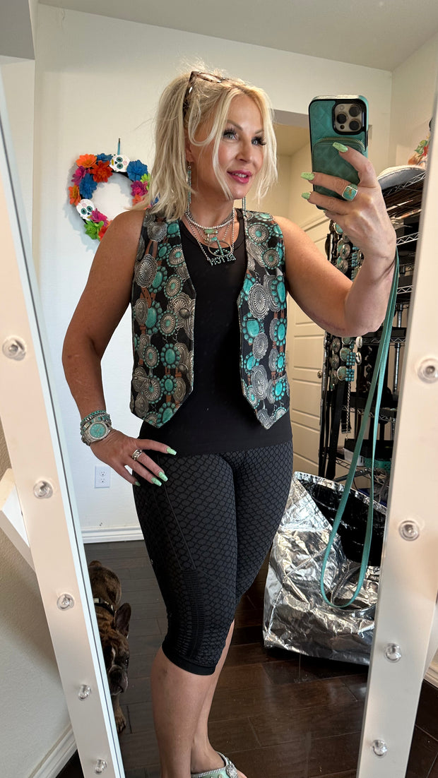 Turquoise Vest