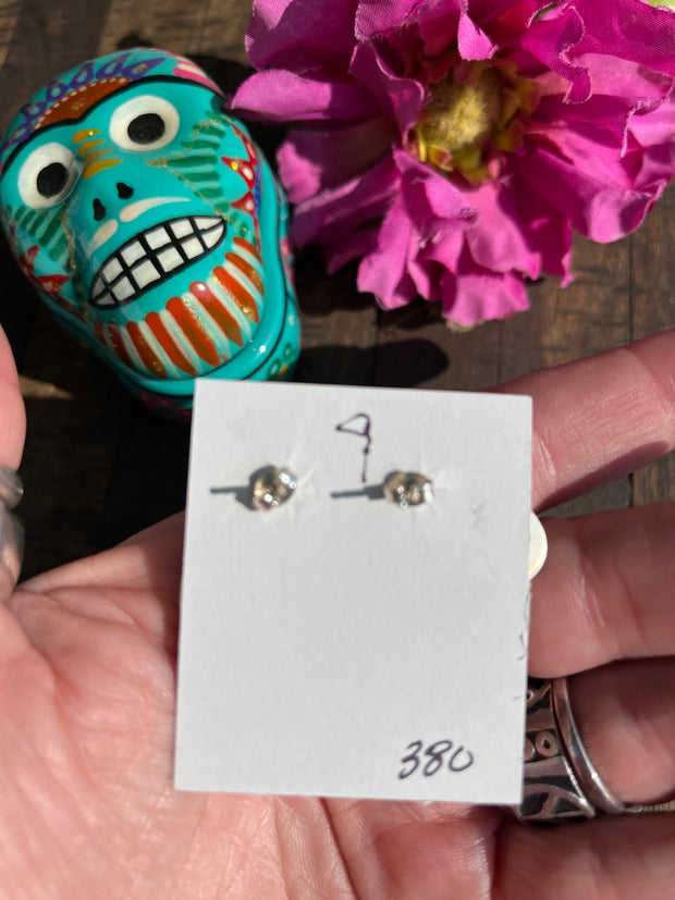 3 Stone Sonoran Gold Earrings #9