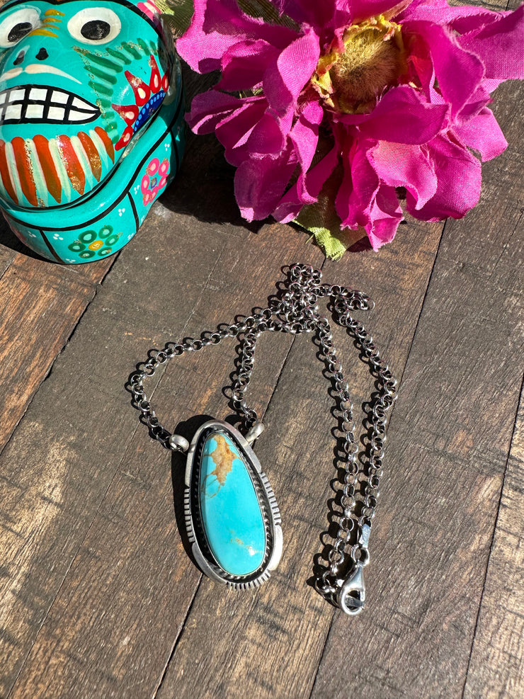 Kingman Teardrop Necklace #3