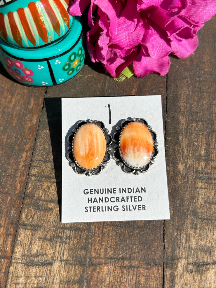 Orange Spiny Studs #1