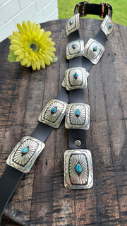 Rectangle Concho Belt