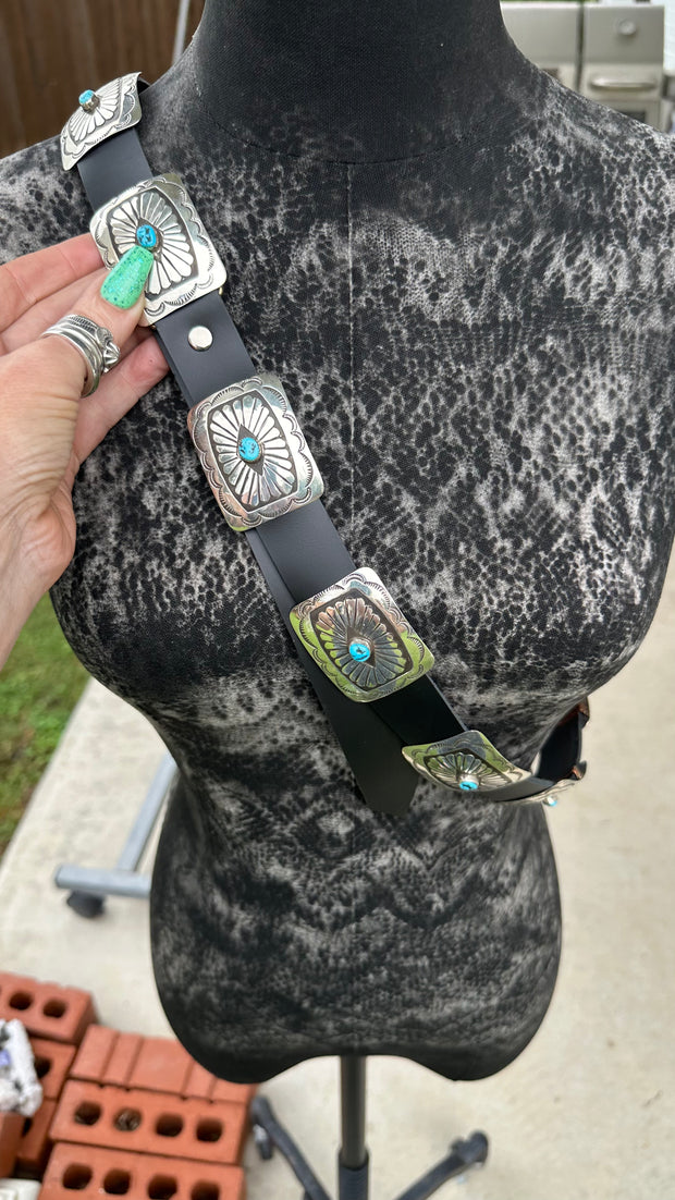Rectangle Concho Belt