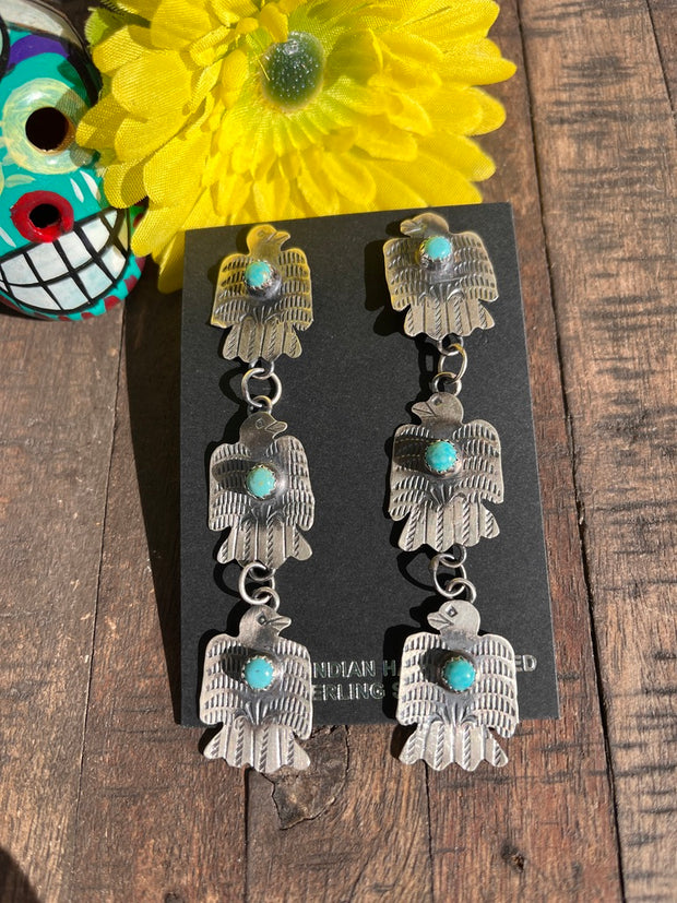 Thunderbird Concho Earrings