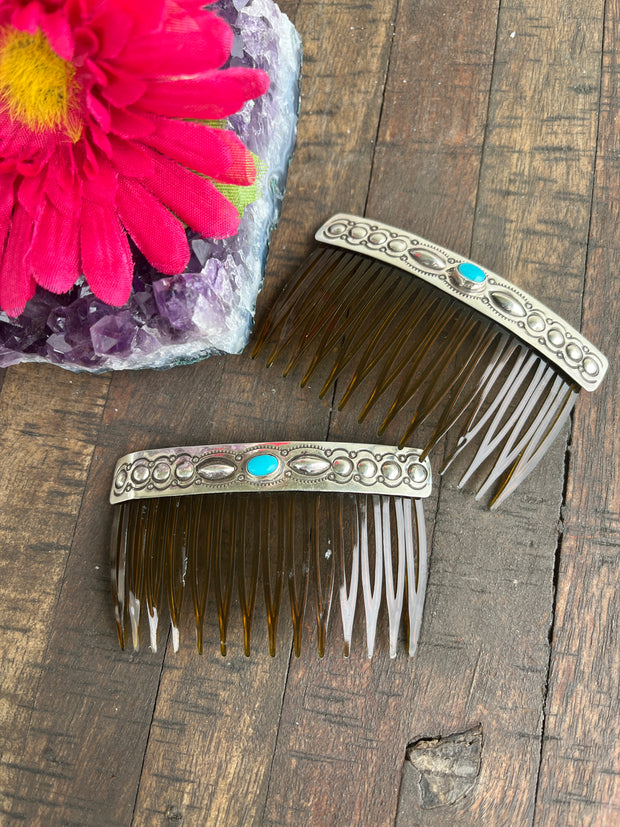 Kingman and Sterling Hair Clip Set