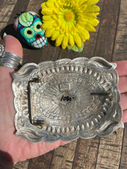 Sterling Silver Belt Buckle