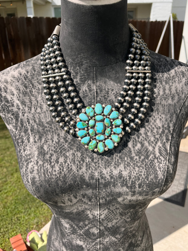 4 Strand Sonoran Choker Necklace